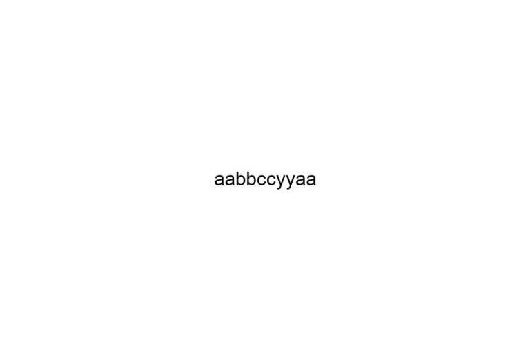 aabbccyyaa