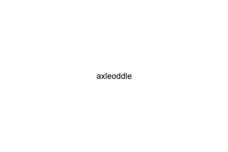 axleoddle