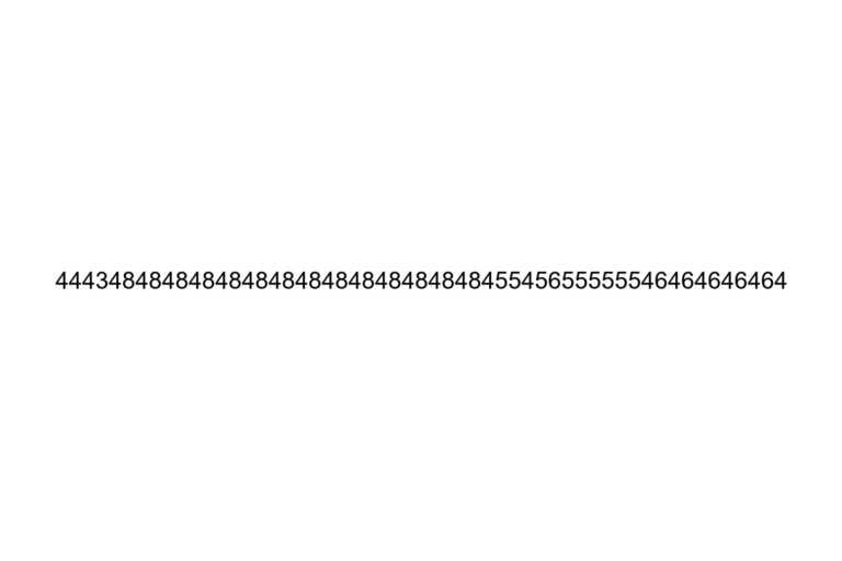 4443484848484848484848484848484845545655555546464646464