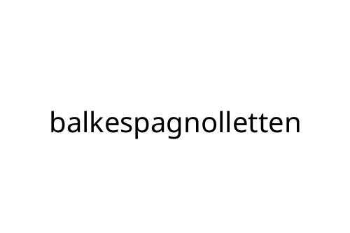 balkespagnolletten