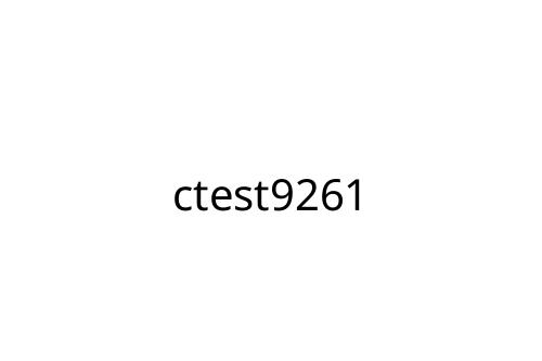 ctest9261