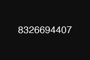 8326694407