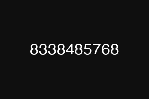8338485768
