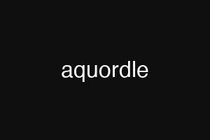 aquordle