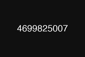 4699825007