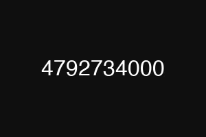 4792734000