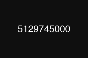 5129745000