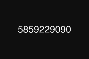 5859229090