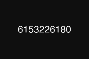 6153226180