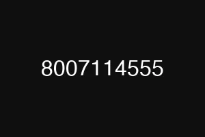 8007114555
