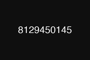 8129450145