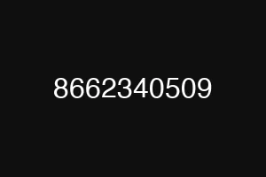 8662340509